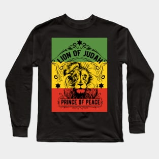 Lion of Judah Prince of Peace Long Sleeve T-Shirt